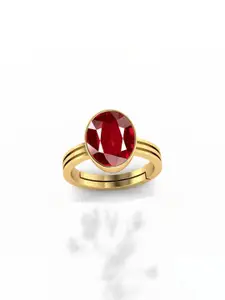 Barmunda gems Red Brass  Finger Ring