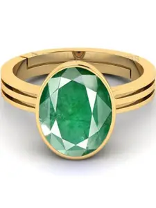 Barmunda gems Green Brass Finger Ring