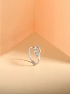 TOUCH925 Stone-Studded Finger Ring