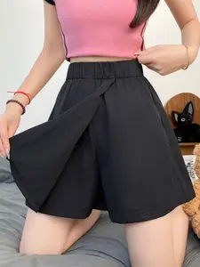 Outzidr Relaxed Fit Straight A-Line Mini Skorts