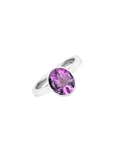 Barmunda gems Purple Brass Finger Ring