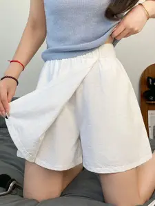 Outzidr Relaxed-Fit Elasticated Mini Skorts