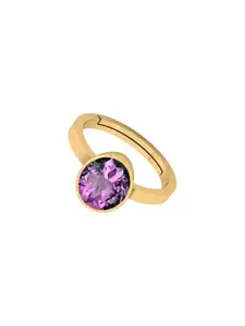 Barmunda gems Purple Brass  Finger Ring