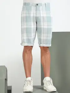 beevee Men Checked Regular Fit Cotton Shorts
