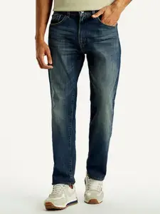 Levis 505 Mid Indigo Men Straight Fit Mid-Rise Heavy Fade Jeans