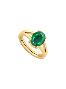 Barmunda gems Green Brass  Finger Ring