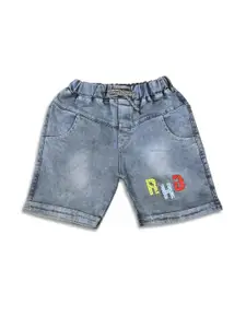 WORTON FASHION Boys Denim Drawstring Shorts