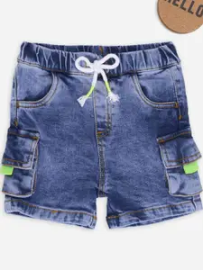 Pantaloons Baby Boys Regular Fit Mid-Rise Denim Shorts