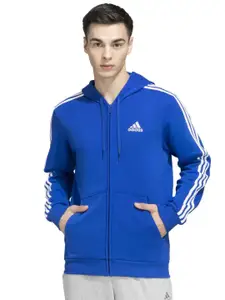 ADIDAS Essentials 3-Stripes Full-Zip Hoodie