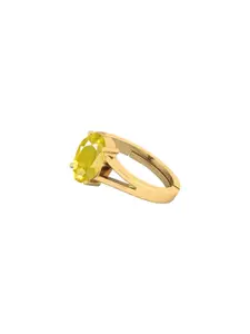 Barmunda gems Men Yellow Brass  Finger Ring