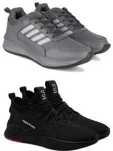 PENNEN Men Non-Marking Running Sports Shoes