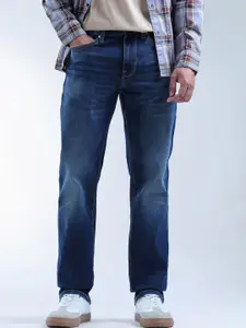 Flying Machine Men Straight Fit Clean Look Light Fade Jeans