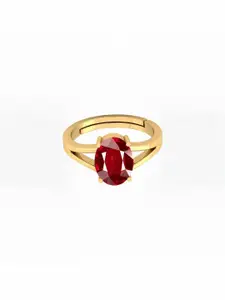Barmunda gems Red Brass  Finger Ring