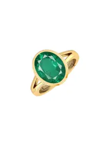 Barmunda gems Green Brass  Finger Ring
