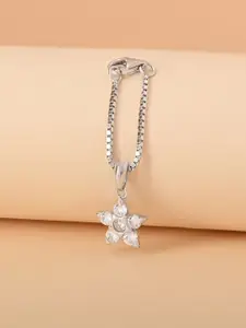 TOUCH925 Silver Stone-Studded Necklace Charms