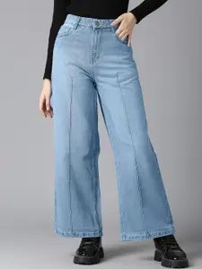 CORSICA Women Wide Leg High-Rise Cotton Jeans