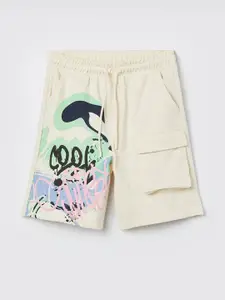Fame Forever by Lifestyle Boys Graphic Printed Mid-Rise Cotton Regular Shorts