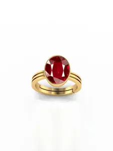 Barmunda gems Red Brass  Finger Ring