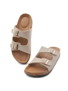 VOKLINE Colourblocked Slip-On Flip Flops