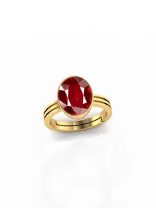Barmunda gems Red Brass  Finger Ring