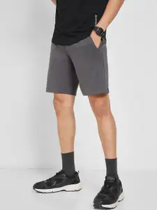 Street 808 by Pantaloons Men Regular Fit Mid-Rise Pure Cotton Sports Shorts