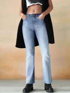 Flying Machine Women Bootcut Clean Look Light Fade Stretchable Jeans