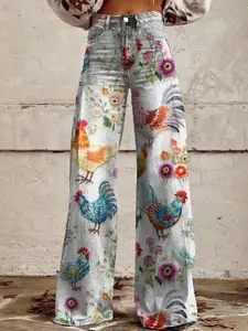 StyleCast Women Floral Printed Jeans