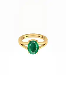 Barmunda gems Green Brass  Finger Ring