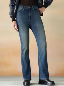 Flying Machine Women Skinny Bootcut High-Rise Light Fade Stretchable Jeans