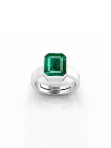 Barmunda gems Green Brass  Finger Ring
