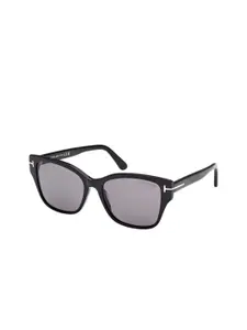Tom Ford Women Cateye Sunglasses with UV Protected Lens FT1108 55 01D