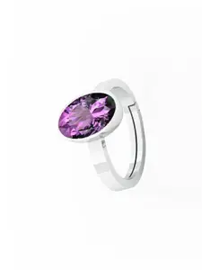 Barmunda gems Purple Brass  Finger Ring