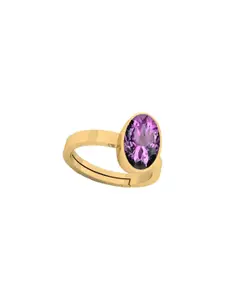 Barmunda gems Purple Brass  Finger Ring