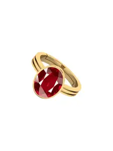 Barmunda gems Red Brass  Finger Ring