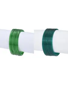 1ST TIME Set Of 24 Plain Glass Bangles