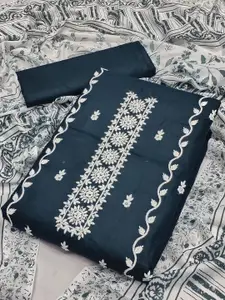 APNISHA Embroidered Pure Cotton Unstitched Dress Material