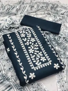 APNISHA Embroidered Pure Cotton Unstitched Dress Material