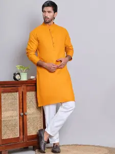 Jompers Men Solid Kurta with Pyjama