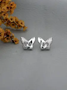 VANBELLE 925 Sterling Silver Rhodium Plated Butterfly Stud Earring