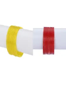 1ST TIME Yellow Alloy Bangle