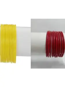 1ST TIME Yellow Glass Bangle