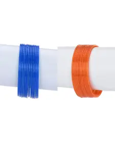 1ST TIME Set of 24 Plain Glass Bangle