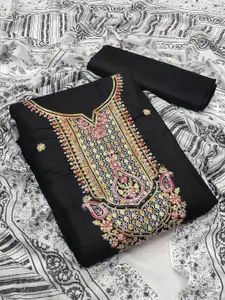 APNISHA Embroidered Pure Cotton Unstitched Dress Material