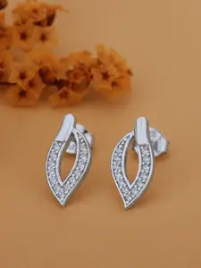 VANBELLE 925 Sterling Silver Rhodium Plated CZ Stud Earring