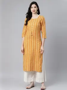 Faxmon Fashion Women Cotton Kurtas