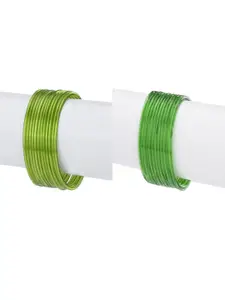 1ST TIME Set Of 24 Plain Glass Bangles