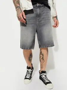 max Men Washed Denim Shorts