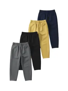 HELLCAT Boys Pack Of 4 Mid-Rise Track Pants