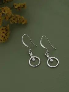 VANBELLE 925 Sterling Silver Rhodium Plated CZ Drop Earring