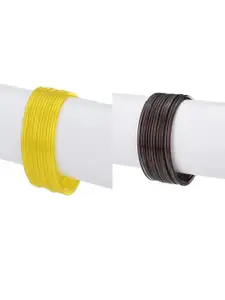 1ST TIME Yellow Alloy Bangle